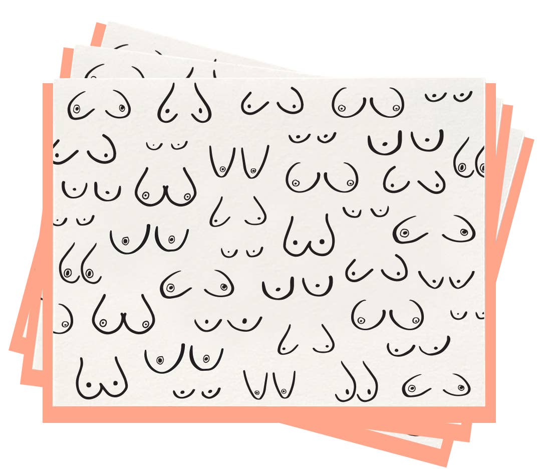 The Girls Boobs Boxed Set of Cards