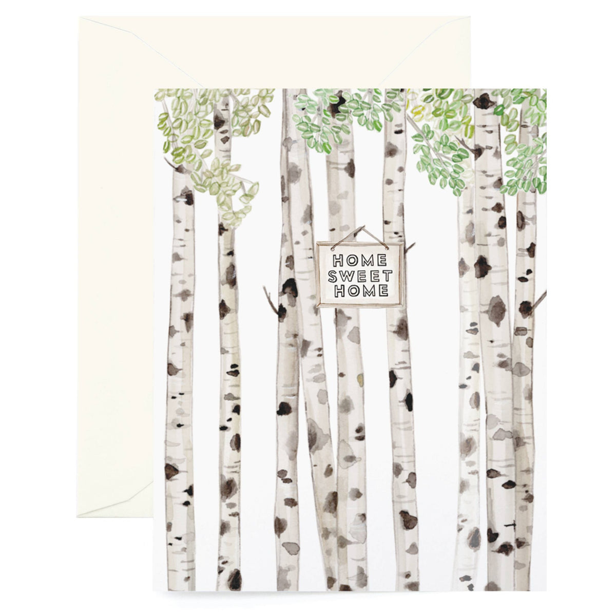 Aspen Birch Home Sweet Home Card