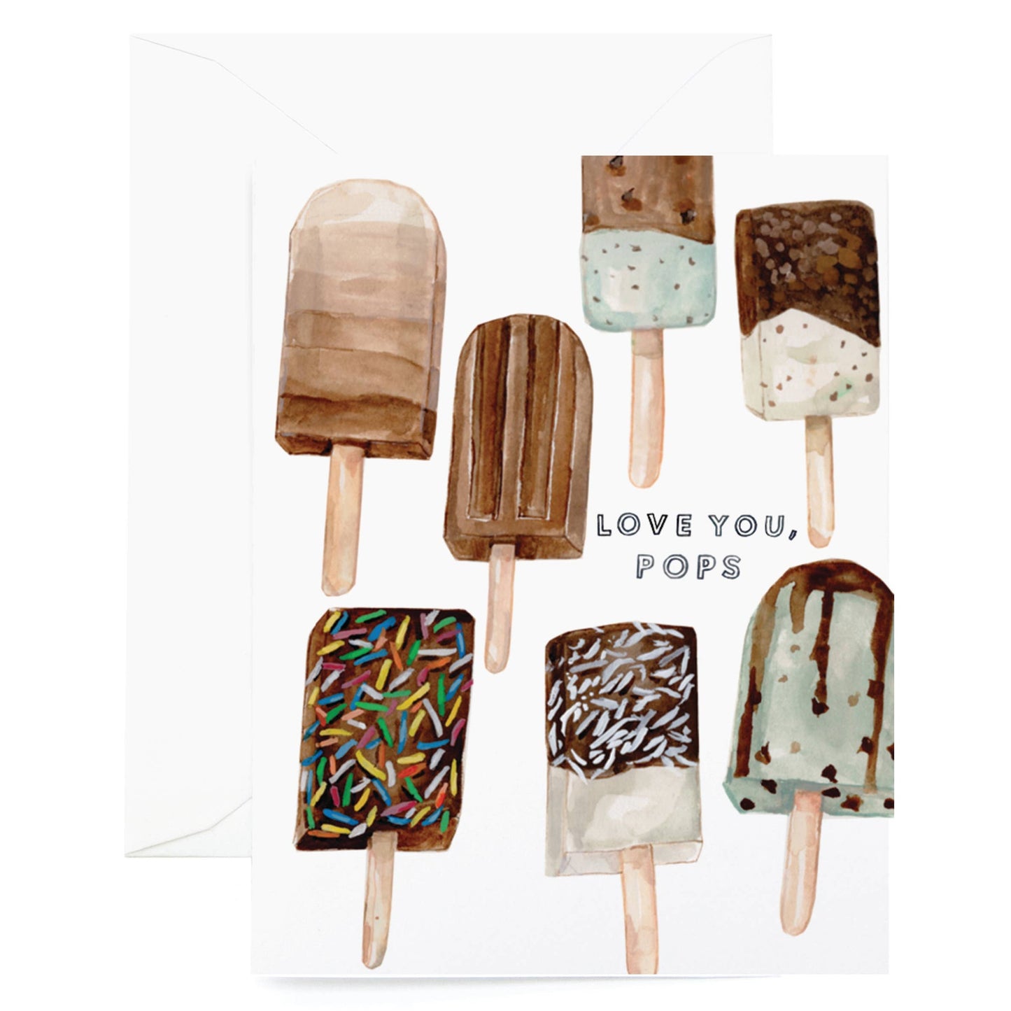 Love You Pops Popsicles Card