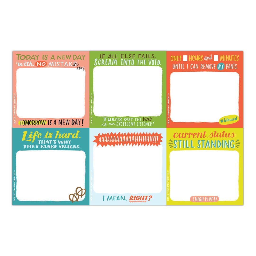 Notes for the Daily Struggle Sticky Notes
