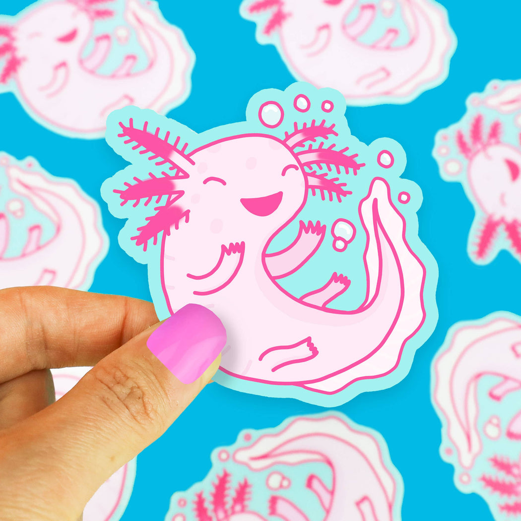 Axolotl Vinyl Sticker