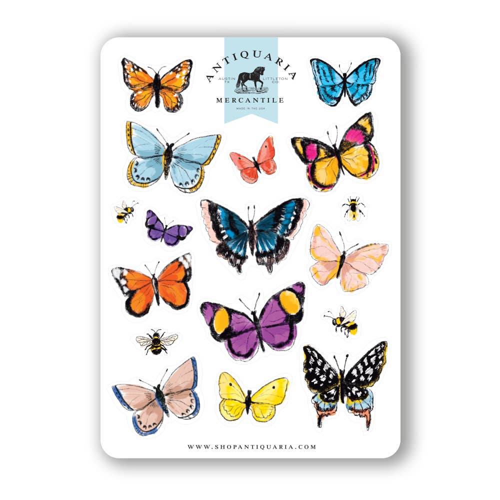 Butterflies Sticker Sheet