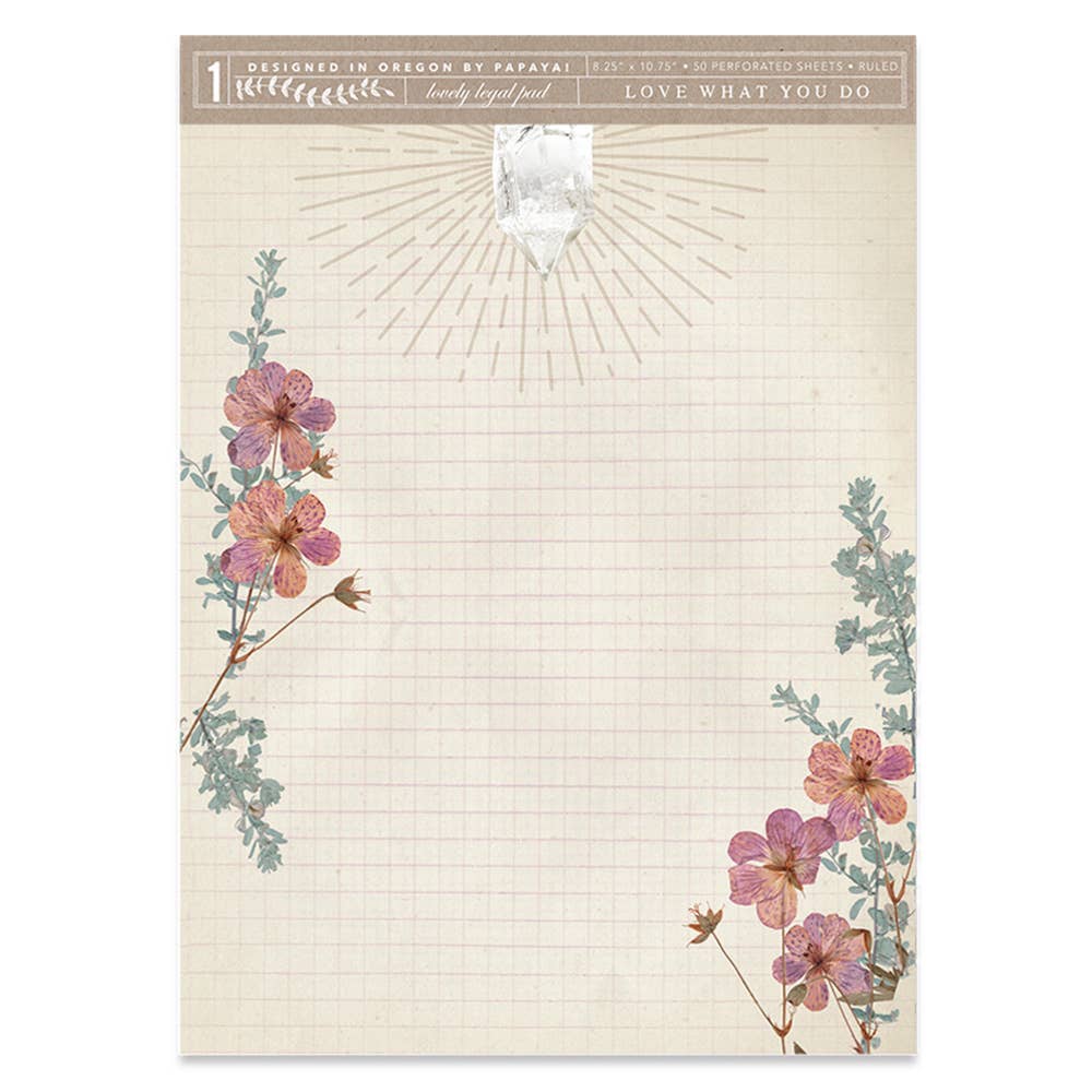 Bless Your Heart Grid Legal Notepad