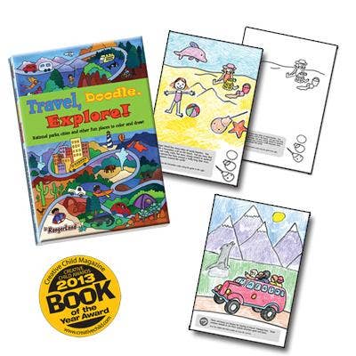 JR Travel Doodle Explore Activity Book