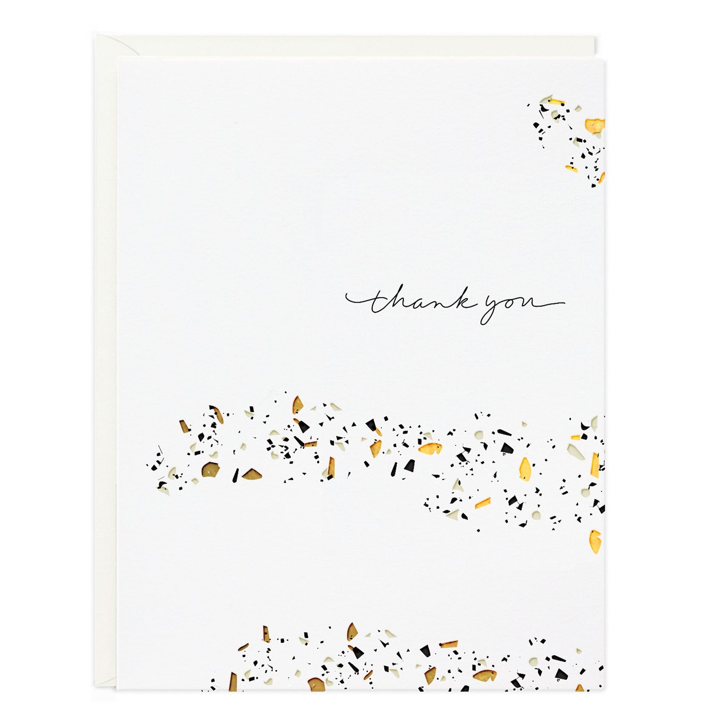 Thank You Confetti Terrazo Cards