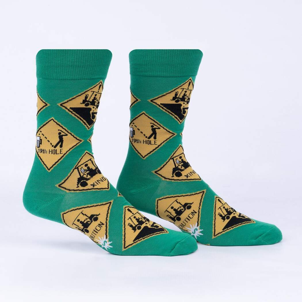 Golf Xing Crossing Men's Crew Socks