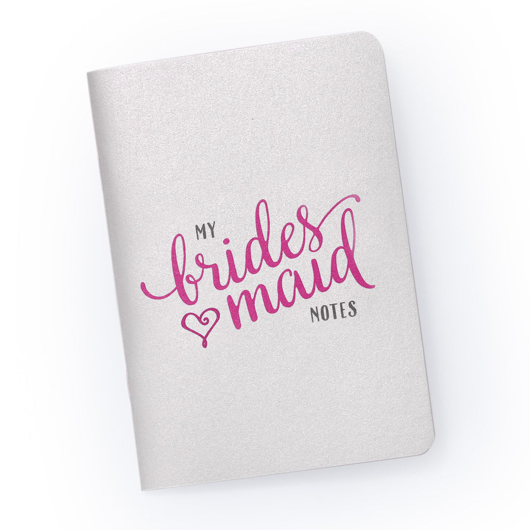 My Bridesmaid Notes - Pocket Planning Notebook for Bridal Party