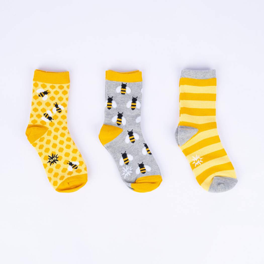 Bees Knees Junior's Crew Pack of Socks
