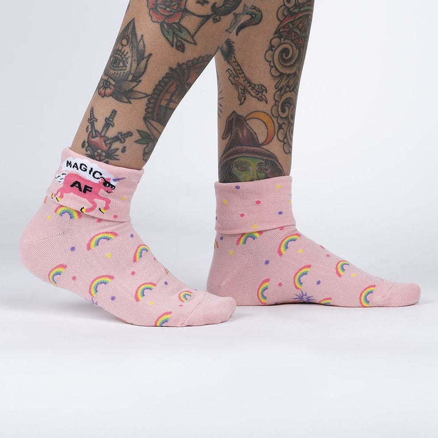 Magic AF Turn Cuff Socks