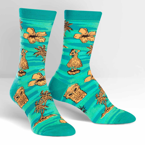 Tiki Toes Women's Crew Socks