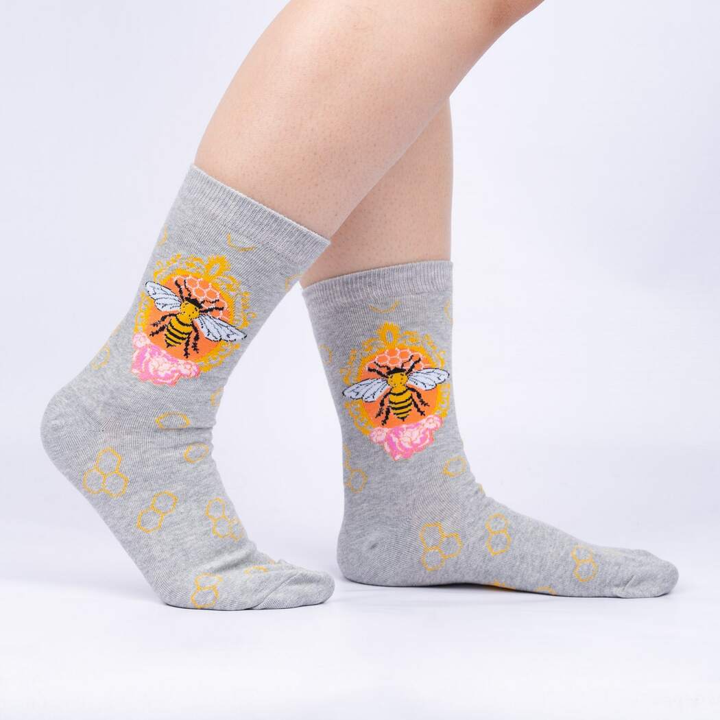 Queen Bee Women's Crew Socks