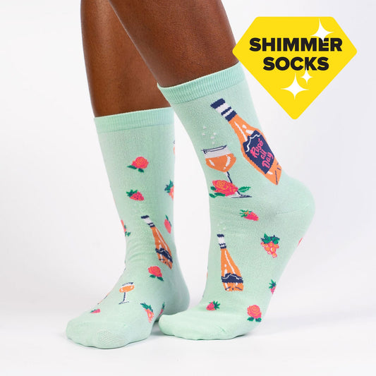 Rose All Day Women's Crew Socks