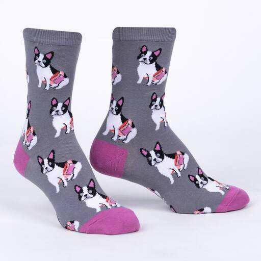 Where Treats Go Dog Women's Crew Socks