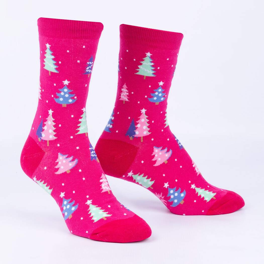 Feelin Pine Trees Women's Crew Socks