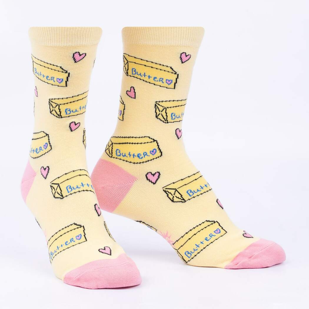 Butter Me Up Women's Crew Socks