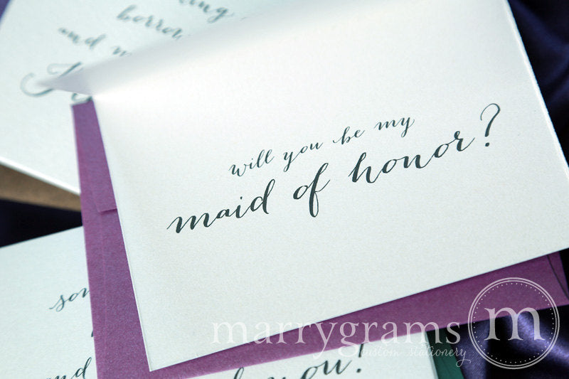 Something Old, New, Borrowed, Blue Be My Bridesmaid Card