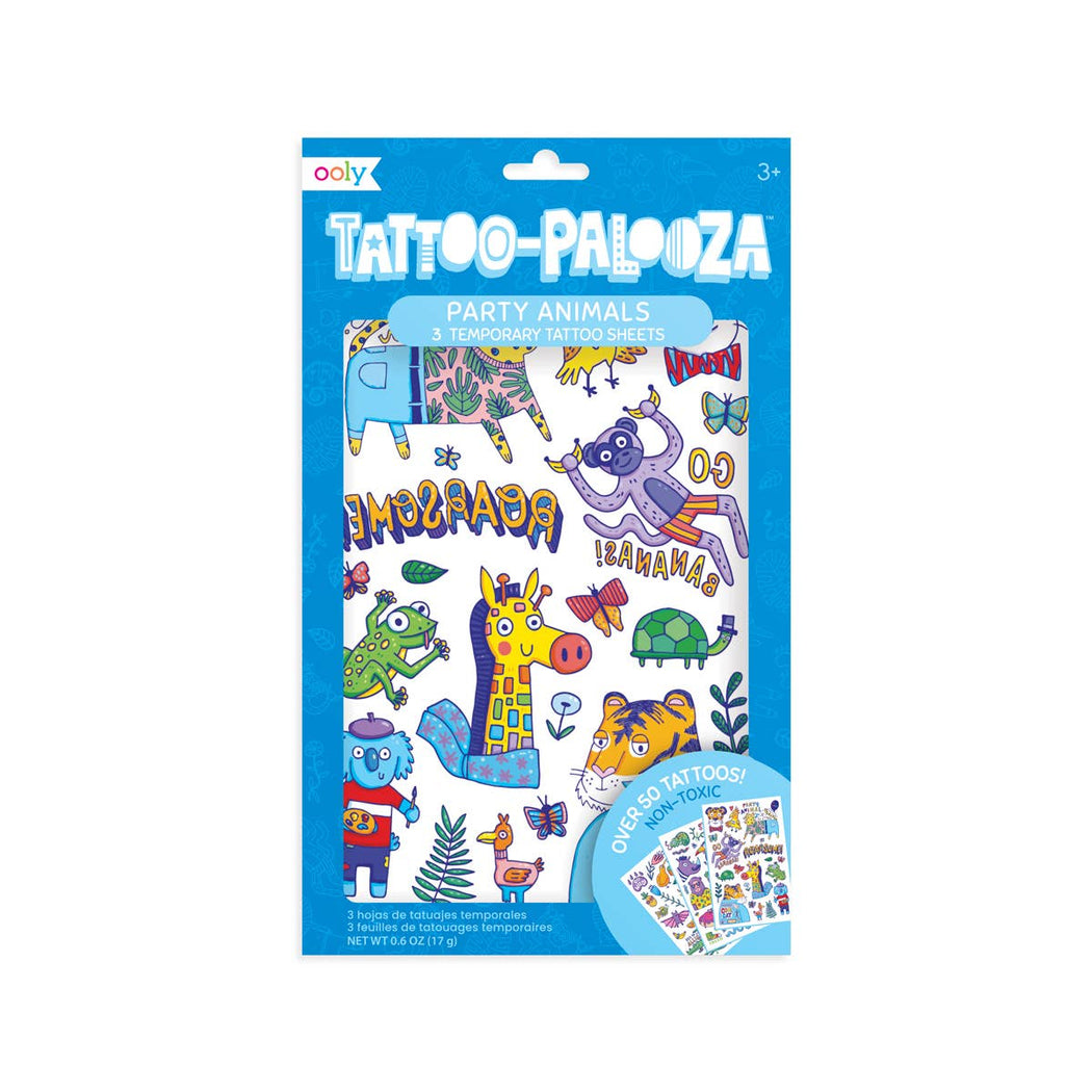 Tattoo Palooza Kids Temporary Tattoo Pack