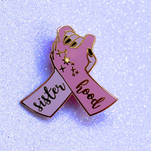 Sisterhood Hands Enamel Pin