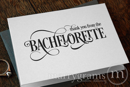 Thank You From The Bachelorette Bridal Shower Card Enchanting Style