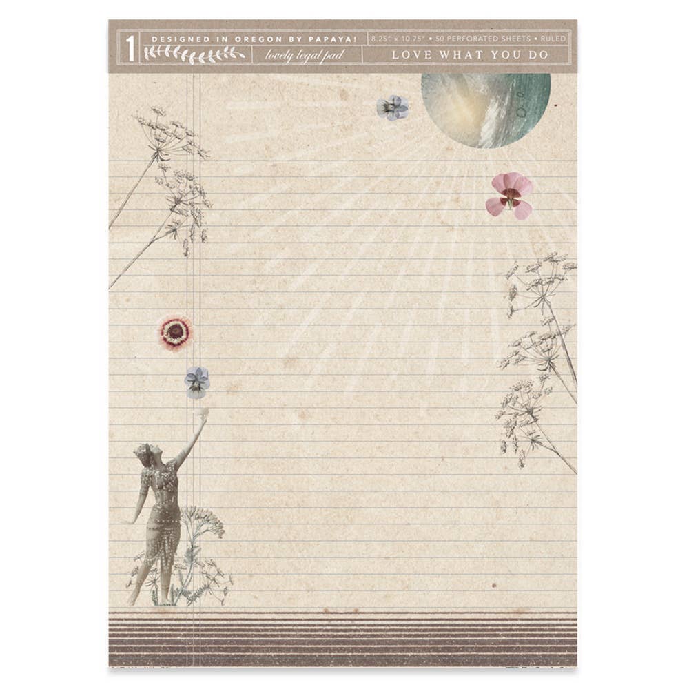 Cups Statue Legal Notepad