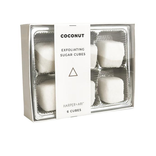 Exfoliating Sugar Cubes - Mini Box of 6 - Coconut