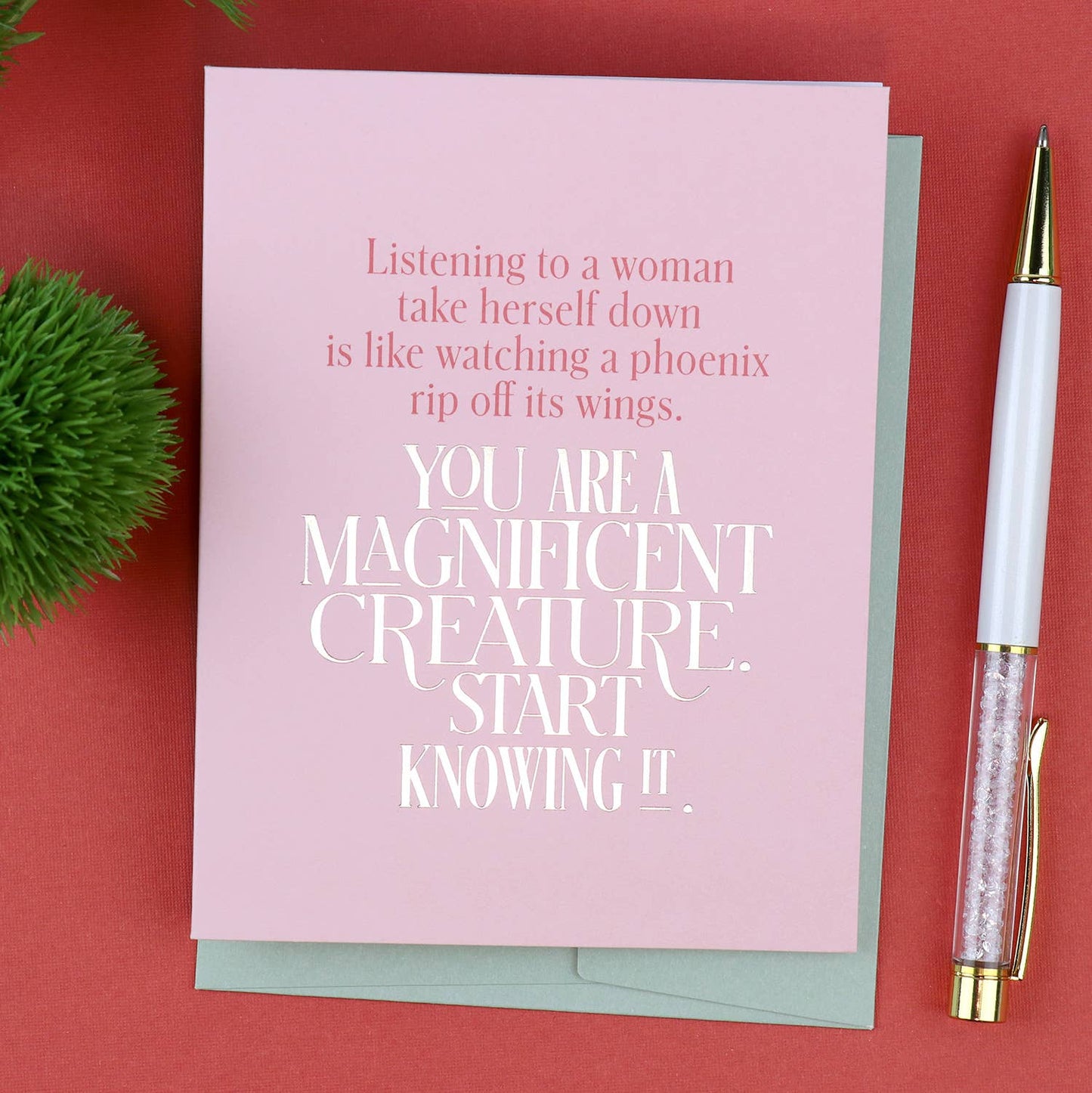 Gilbert You Are A Magnificent Creature Start Knowing It Card