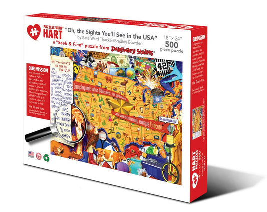 500 Piece Puzzle with Hart