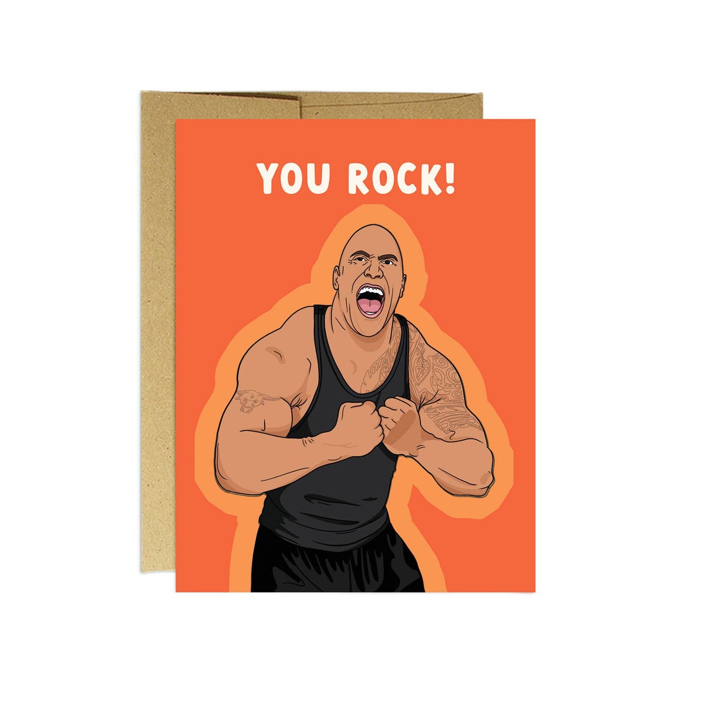 You Rock Dwayne Johnson Card