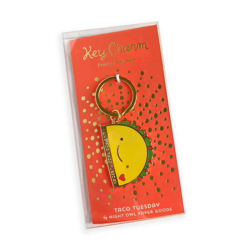 Taco Tuesday Enamel Keychain