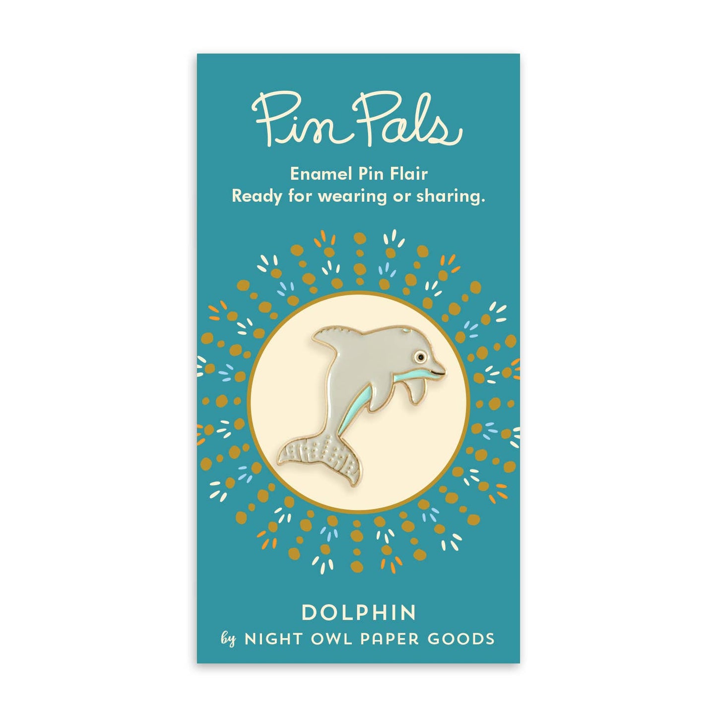 Dolphin Enamel Pin