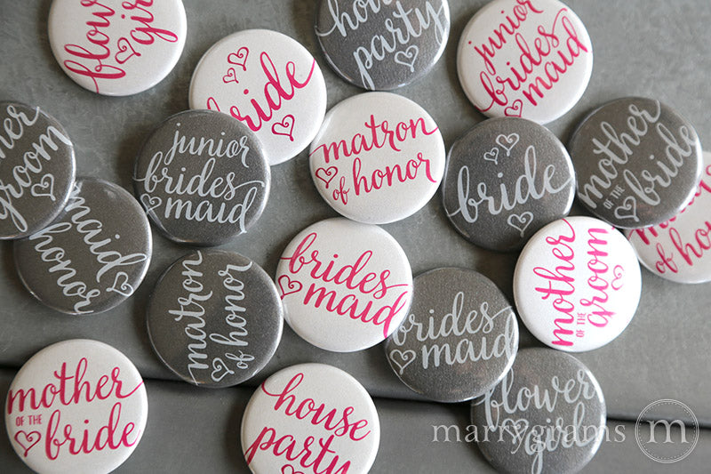 Best Day Ever Heart Style Button Cards