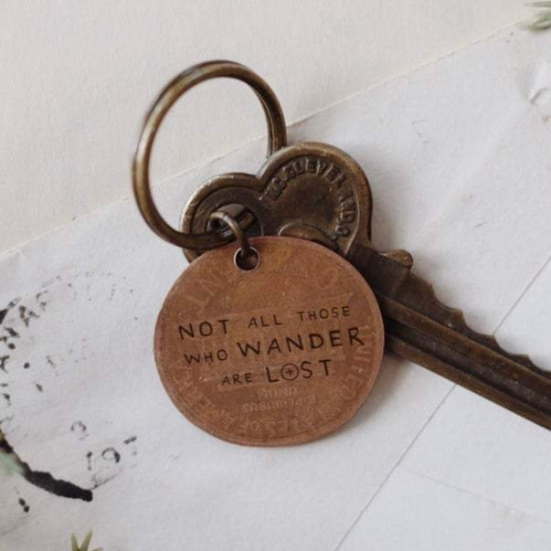Stamped Penny Keychain