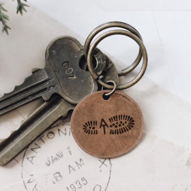 Stamped Penny Keychain