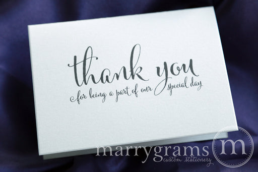 Our Special Day Wedding Vendor Thank You Card Whimsical Style