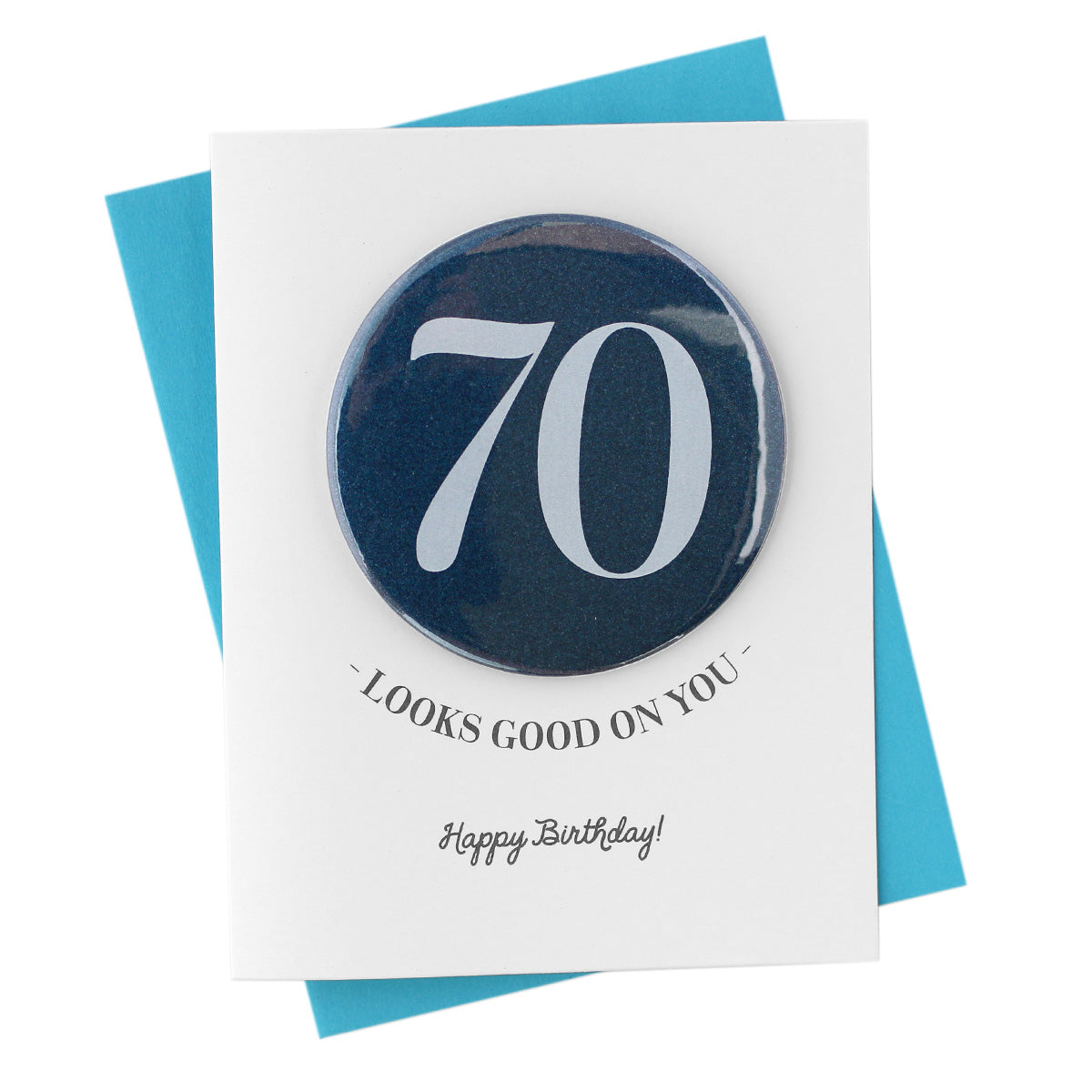 Milestone Birthday Button Card