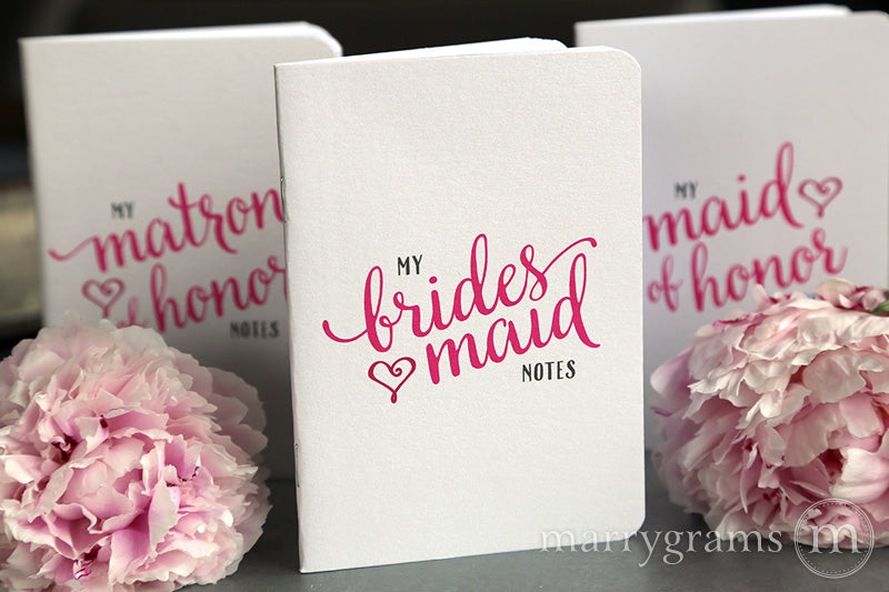 My Matron of Honor Notes Proposal Box Notebook