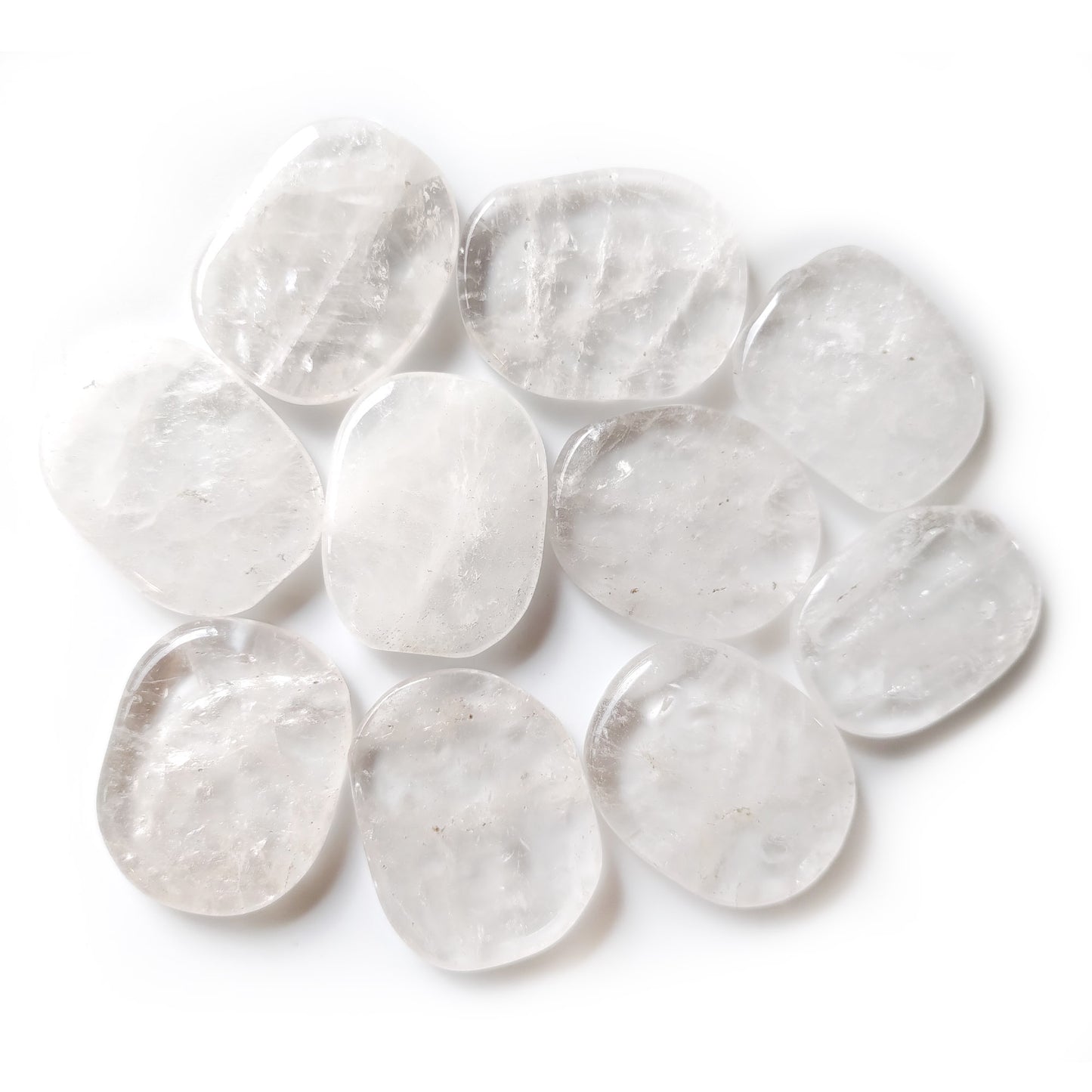 Clear Quartz Worry Stone