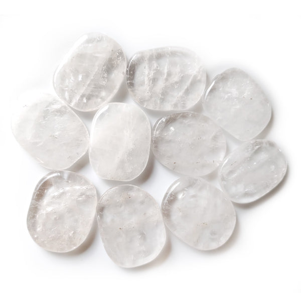 Clear Quartz Worry Stone