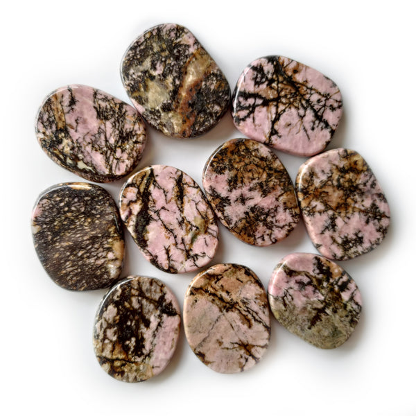 Rhodonite Worry Stone