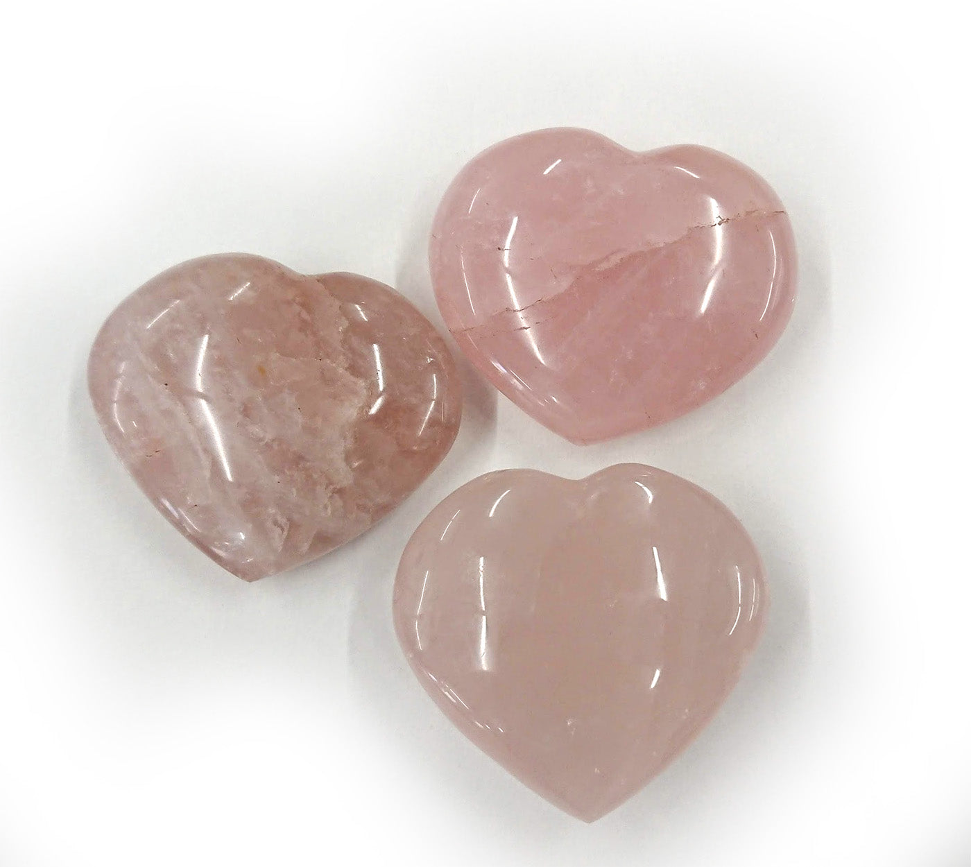 Medium Rose Quartz Heart