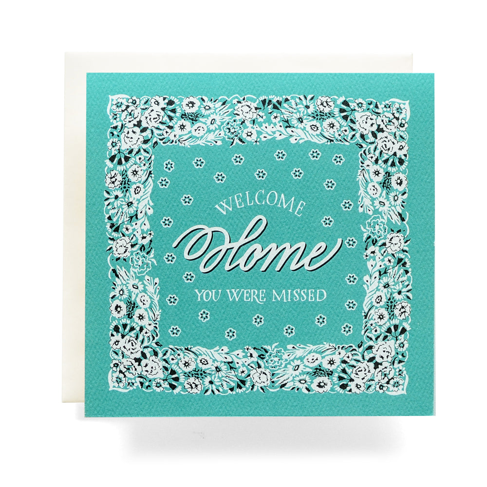 Bandana Welcome Home Missed Card