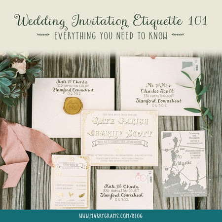 Wedding Invitation Etiquette 101 - Everything You Need To Know