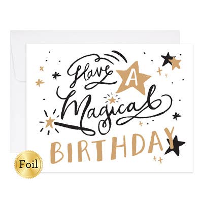 Have a Magical Birthday Foil Card