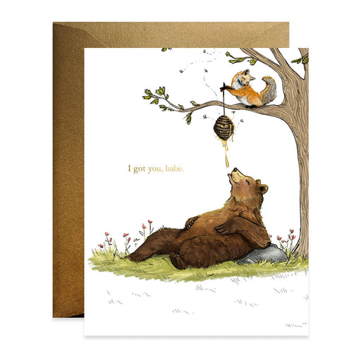 I Got You Babe Bear Card