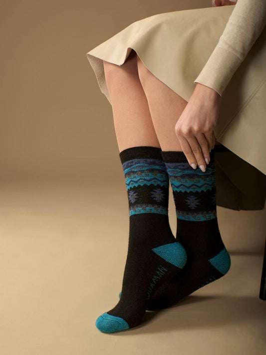 Southwest Alpaca Light Cushion Socks
