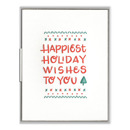 Happiest Holiday Wishes Card