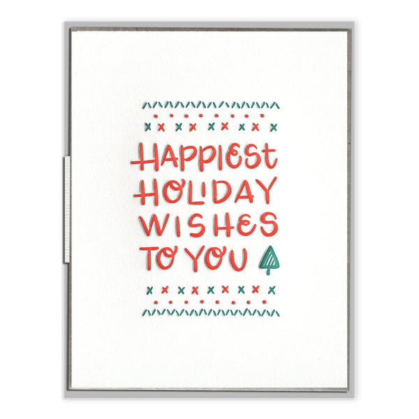 Happiest Holiday Wishes Card
