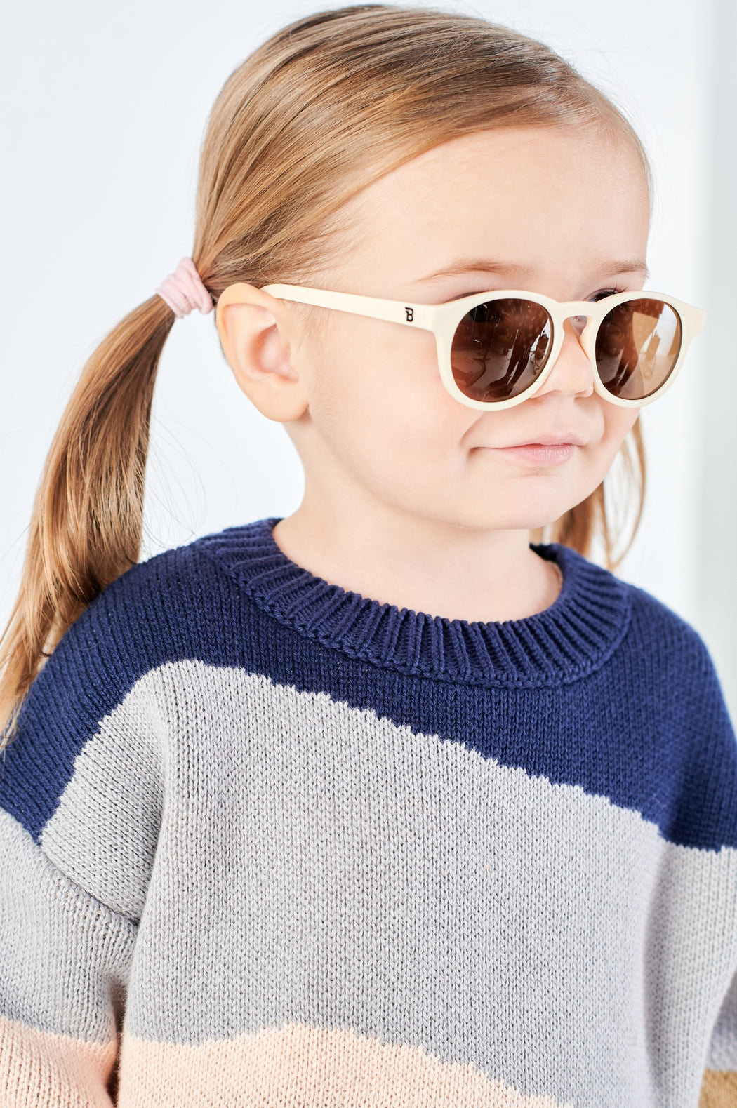 Sweet Cream Keyhole Kids Sunglasses