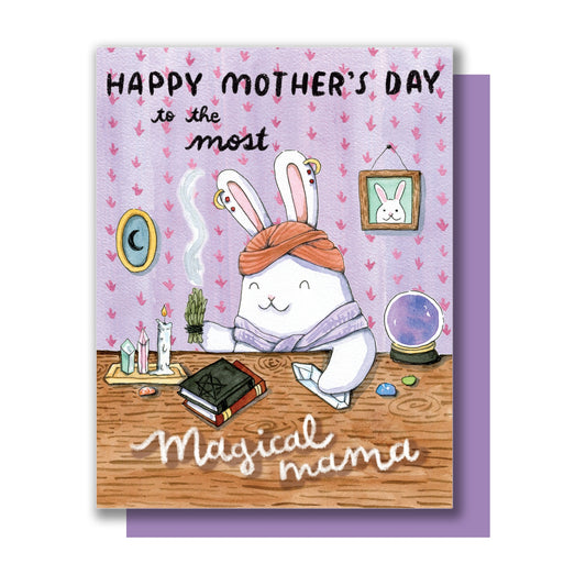 Most Magical Mama Bunny Mothers Day Card