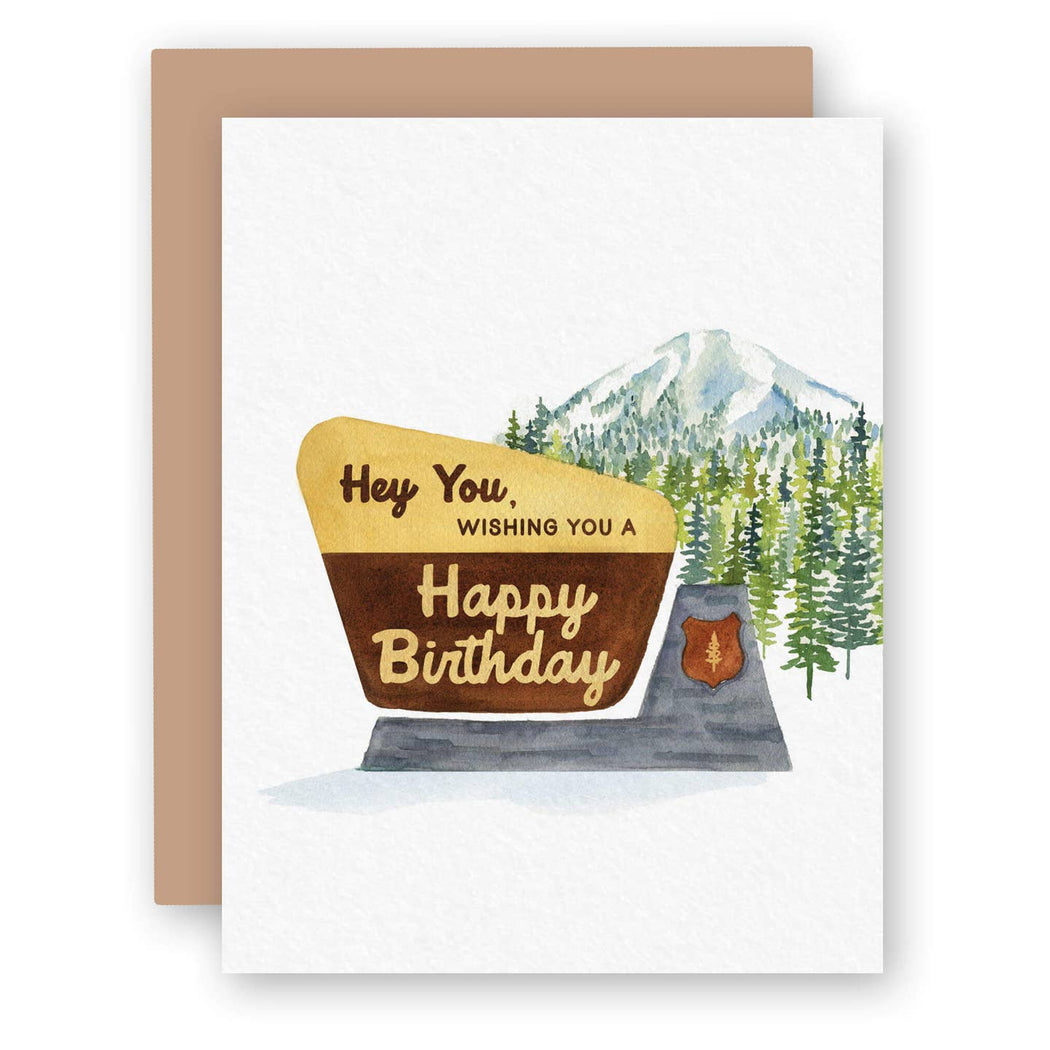 Hey You National Park Birthday Card